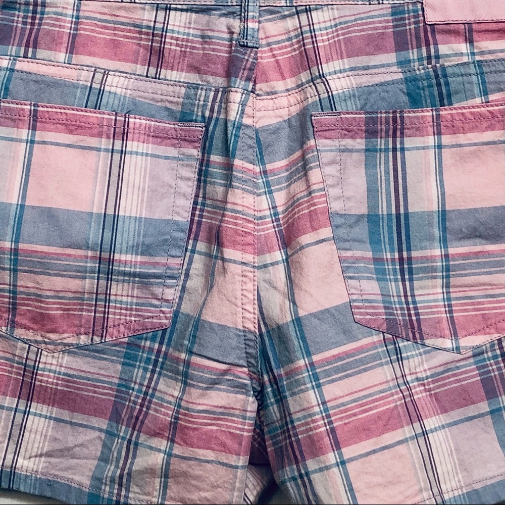 Y2K LEI Stretch Shorts Blue/Purple/Pink Size 9 —#005 - Picture 7 of 13
